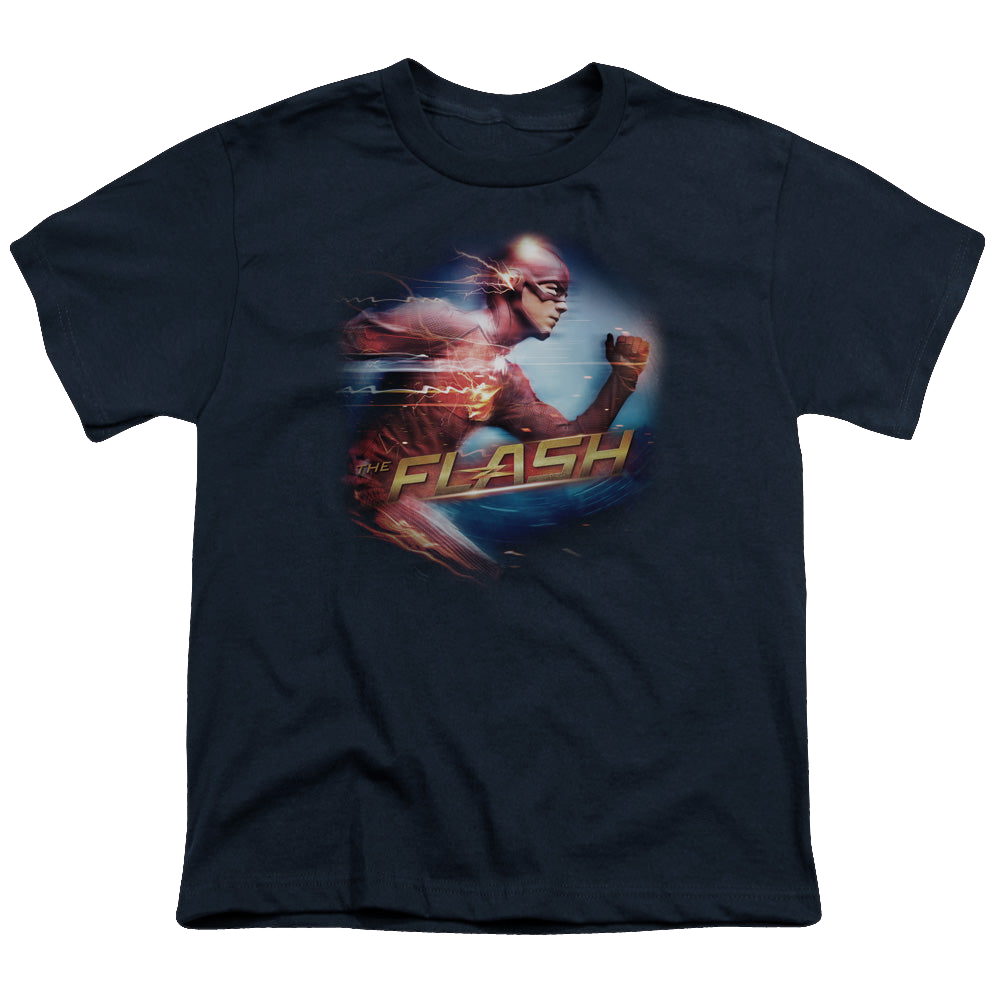 Flash, The (TV Series) Fastest Man - Youth T-Shirt Youth T-Shirt (Ages 8-12) The Flash