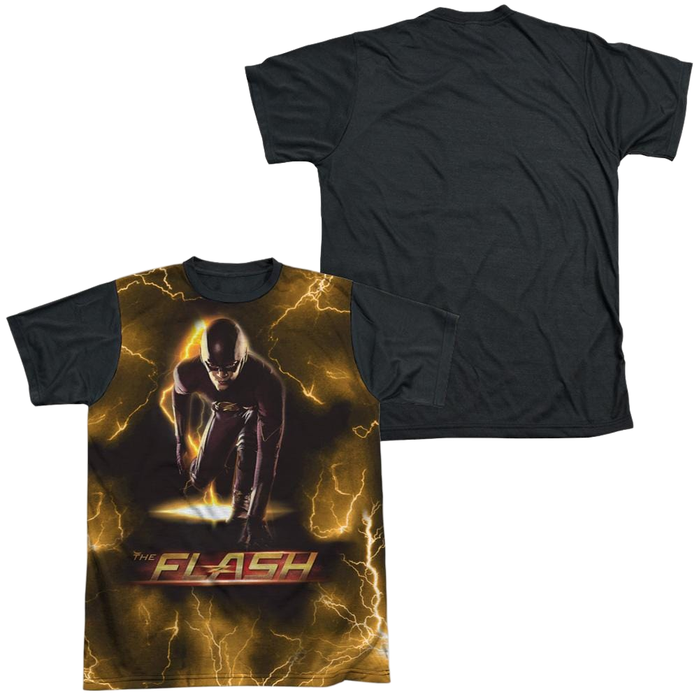 The Flash Bolt Men's Black Back T-Shirt Men's Black Back T-Shirt The Flash
