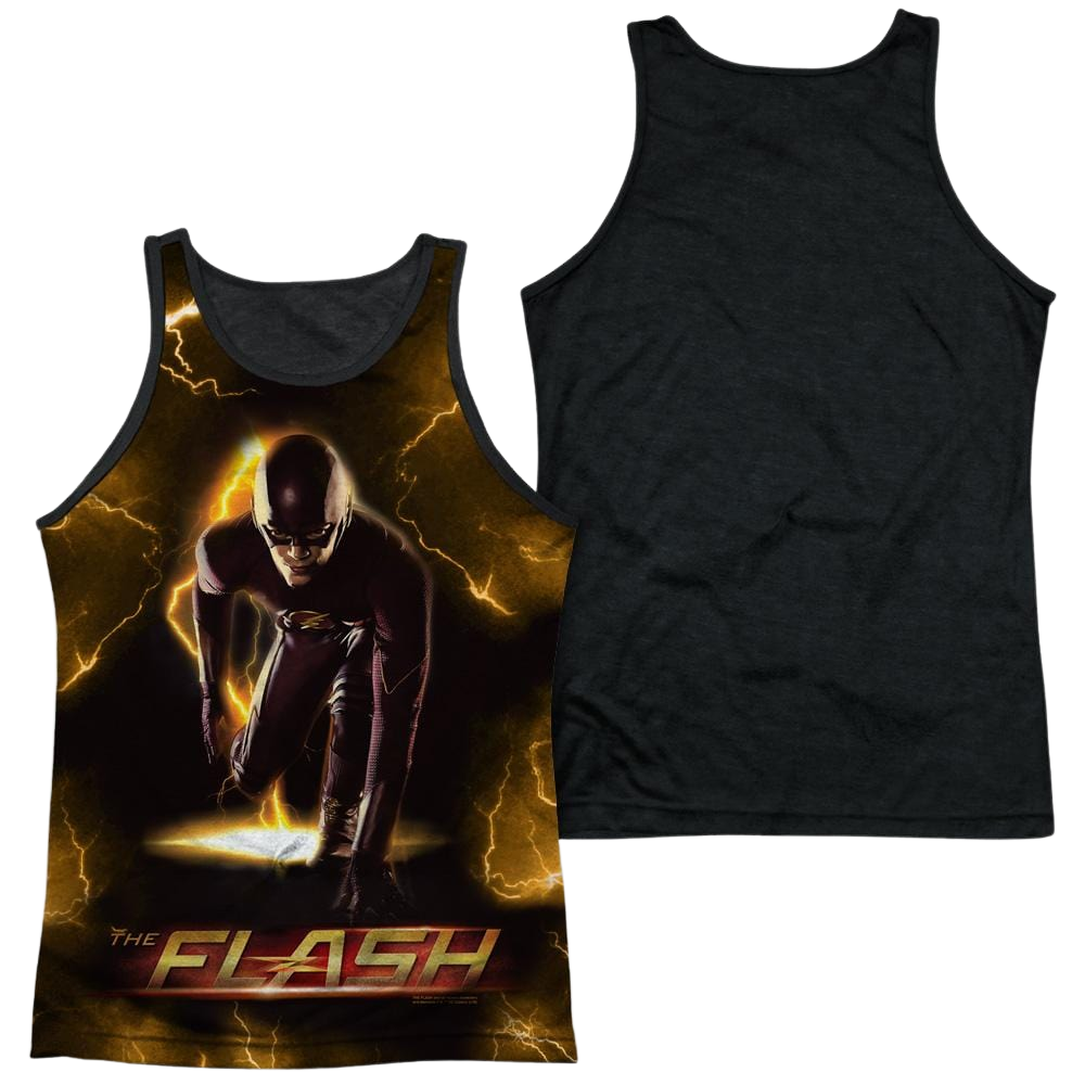 The Flash Bolt Men's Black Back Tank Men's Black Back Tank The Flash