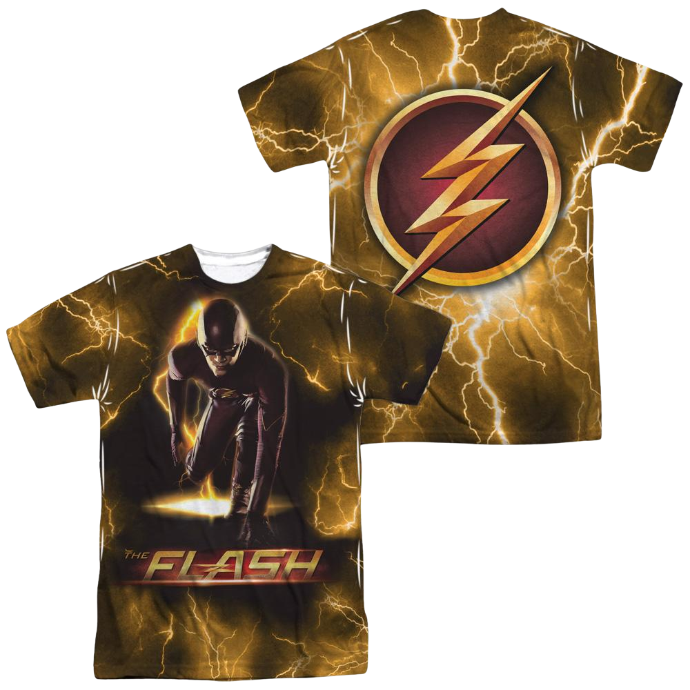 The Flash Bolt Men's All Over Print T-Shirt Men's All-Over Print T-Shirt The Flash