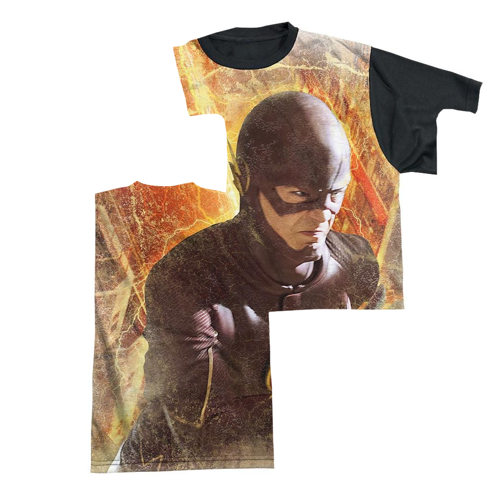 The Flash Flash Town Men's Black Back T-Shirt Men's Black Back T-Shirt The Flash