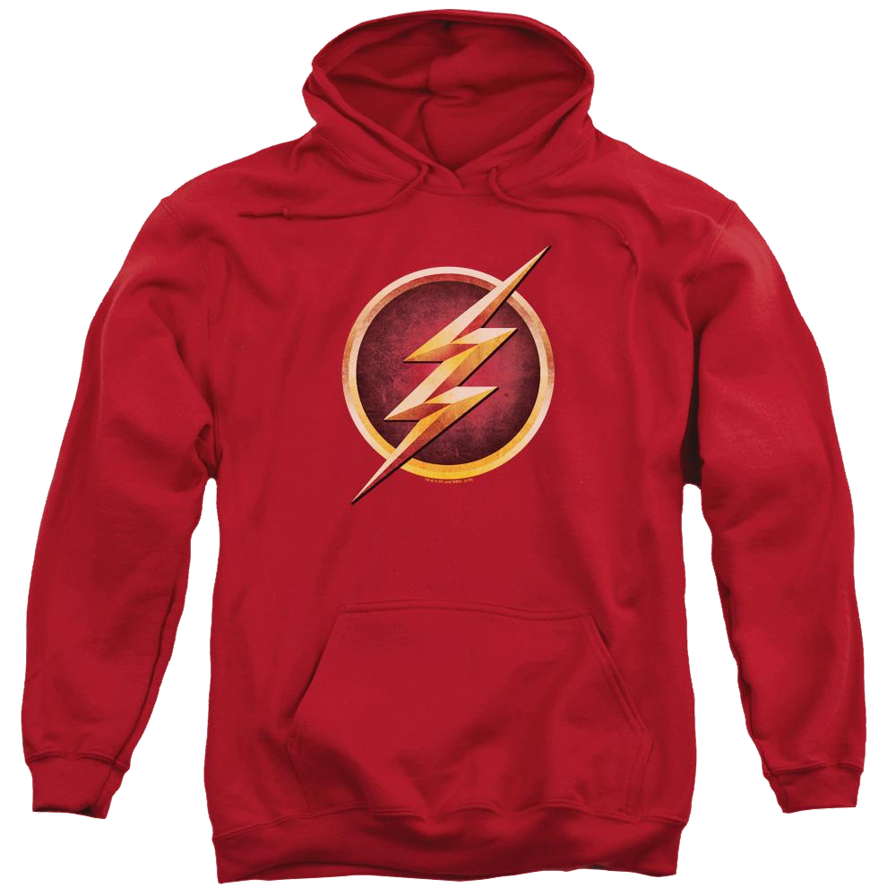 The Flash Chest Logo Pullover Hoodie Pullover Hoodie The Flash