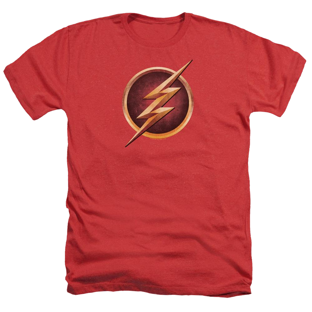 The Flash Chest Logo Men's Heather T-Shirt Men's Heather T-Shirt The Flash