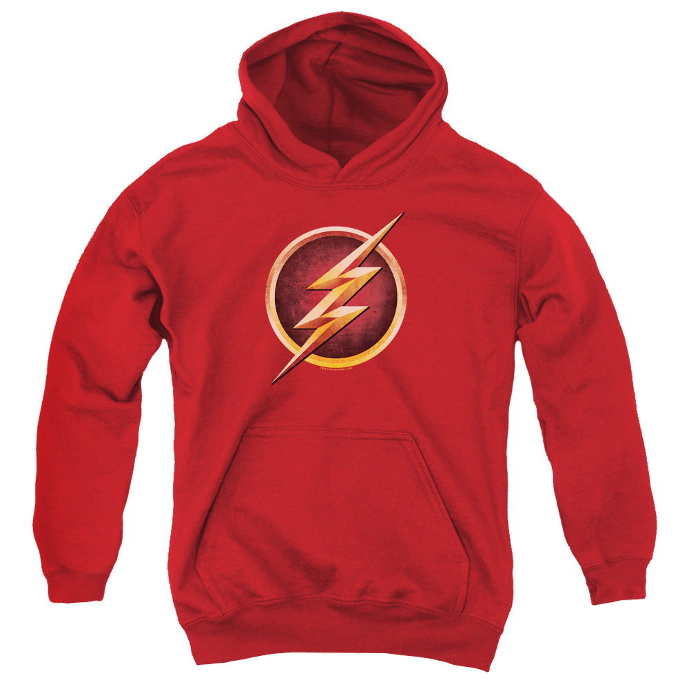 Flash, The (TV Series) Chest Logo - Youth Hoodie Youth Hoodie (Ages 8-12) The Flash