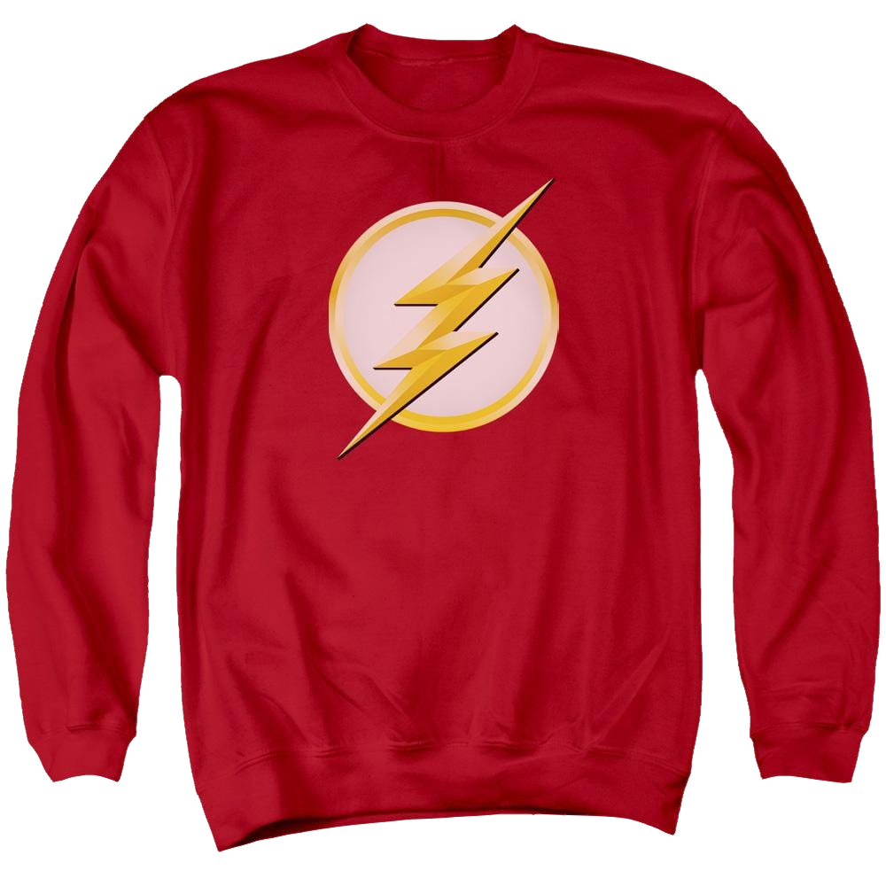 The Flash New Logo Men's Crewneck Sweatshirt Men's Crewneck Sweatshirt The Flash