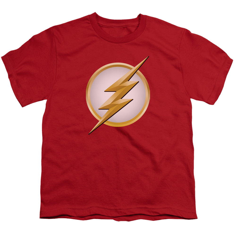 Flash, The (TV Series) New Logo - Youth T-Shirt Youth T-Shirt (Ages 8-12) The Flash
