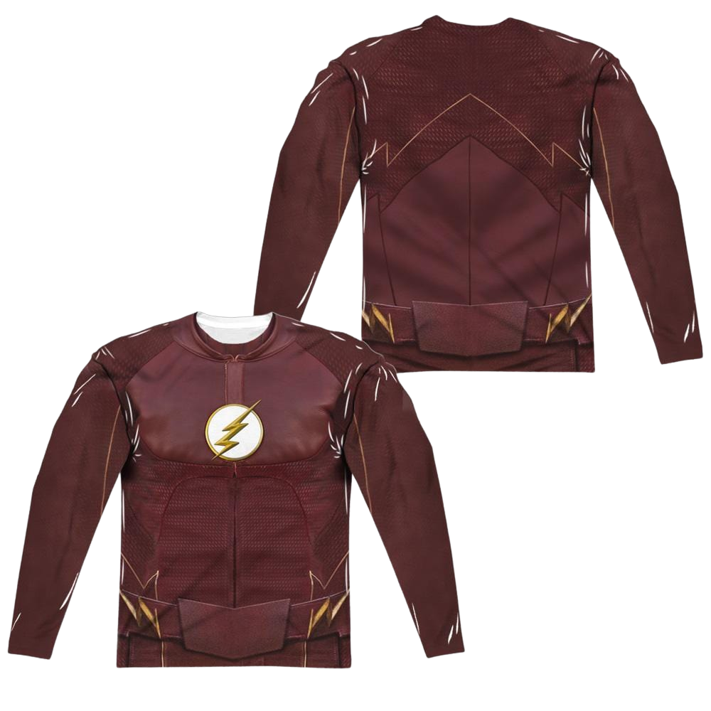 The Flash Season Four Uniform Men's All-Over Print Long Sleeve T-Shirt Men's All-Over Print Long Sleeve The Flash