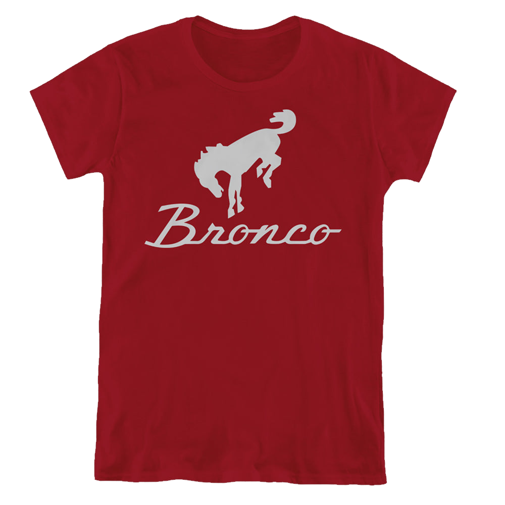 Ford Chrome Bronco Logo - Women's T-Shirt Women's T-Shirt Ford