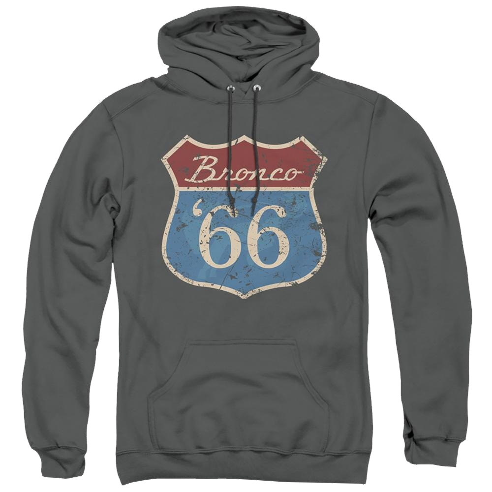 Ford Route 66 Bronco - Pullover Hoodie Pullover Hoodie Ford