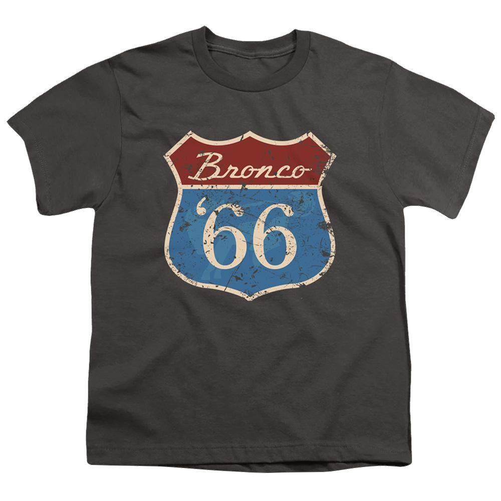 Ford Route 66 Bronco - Youth T-Shirt Youth T-Shirt (Ages 8-12) Ford