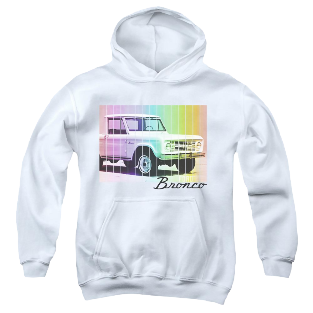 Ford Retro Rainbow - Youth Hoodie Youth Hoodie (Ages 8-12) Ford