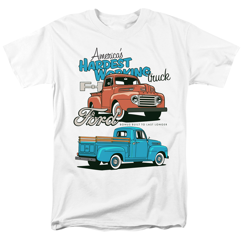 Ford Hardest Working - Men's Regular Fit T-Shirt Men's Regular Fit T-Shirt Ford
