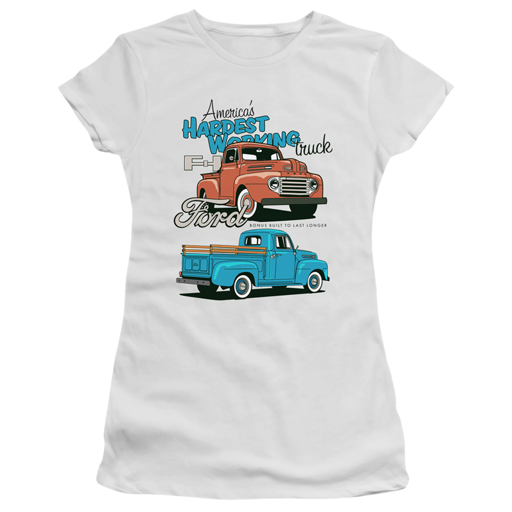 Ford Hardest Working - Juniors T-Shirt Juniors T-Shirt Ford