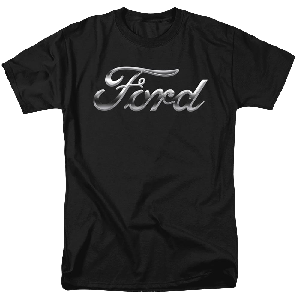 Ford Chrome Ford Logo - Men's Regular Fit T-Shirt Men's Regular Fit T-Shirt Ford
