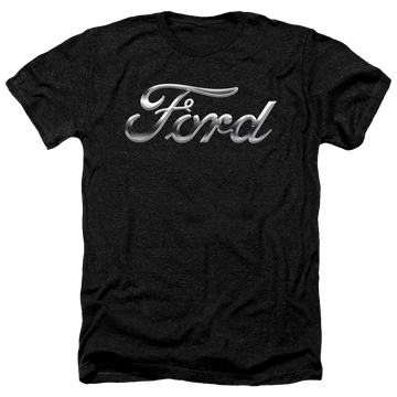 Ford Chrome Ford Logo - Men's Heather T-Shirt Men's Heather T-Shirt Ford