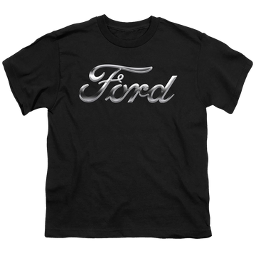 Ford Chrome Ford Logo - Youth T-Shirt Youth T-Shirt (Ages 8-12) Ford