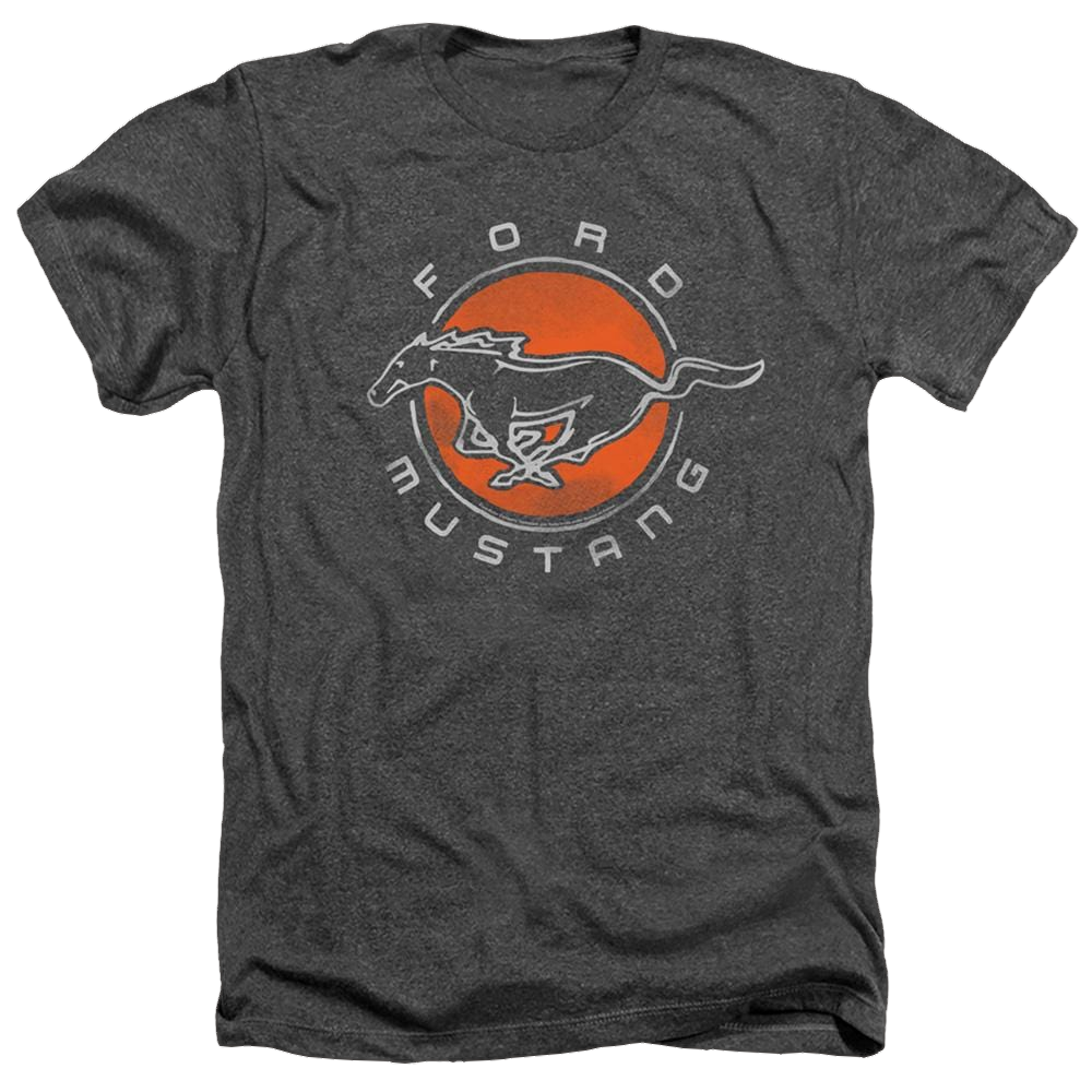 Ford Mustang Circle - Men's Heather T-Shirt Men's Heather T-Shirt Ford