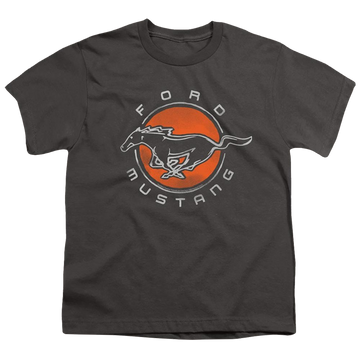 Ford Mustang Circle - Youth T-Shirt Youth T-Shirt (Ages 8-12) Ford
