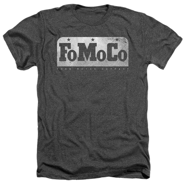 Charcoal men's heather t-shirt with Ford Fomoco graphic