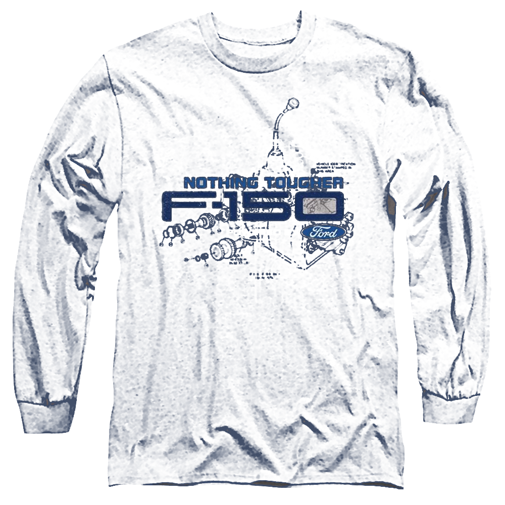 Ford Engine Schematic - Men's Long Sleeve T-Shirt Men's Long Sleeve T-Shirt Ford
