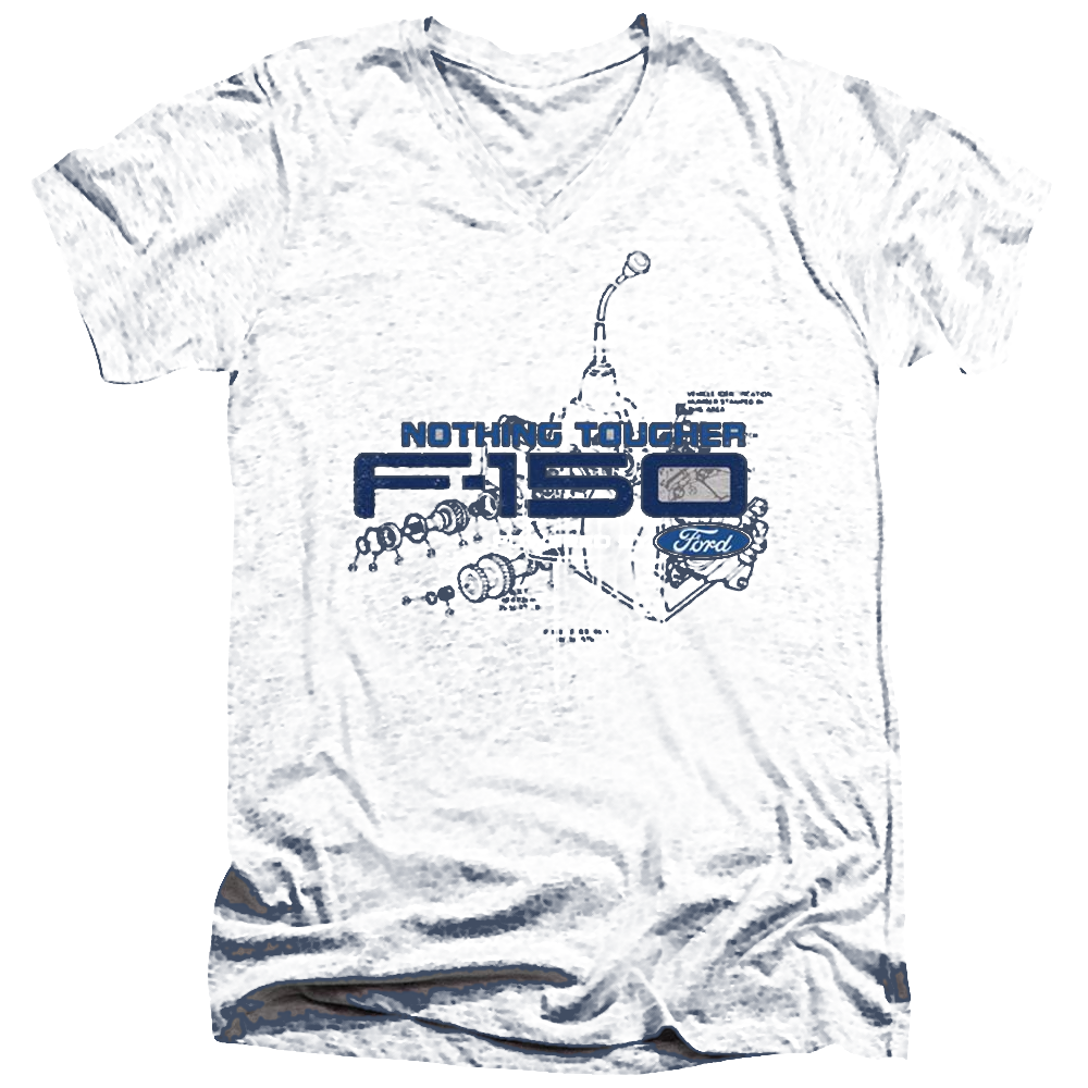 Ford Engine Schematic - Men's V-Neck T-Shirt Men's V-Neck T-Shirt Ford