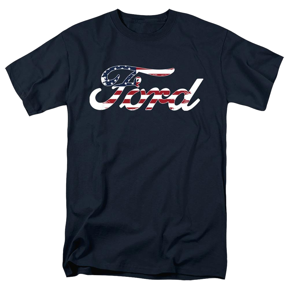 Ford Flag Logo - Men's Regular Fit T-Shirt Men's Regular Fit T-Shirt Ford