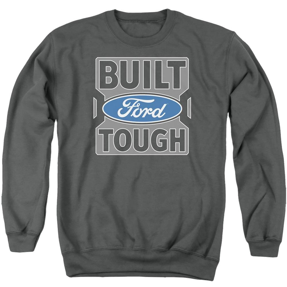 Ford Built Ford Tough - Men's Crewneck Sweatshirt Men's Crewneck Sweatshirt Ford