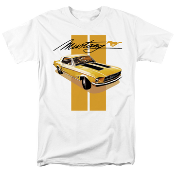 Ford Stang Stripes - Men's Regular Fit T-Shirt Men's Regular Fit T-Shirt Ford