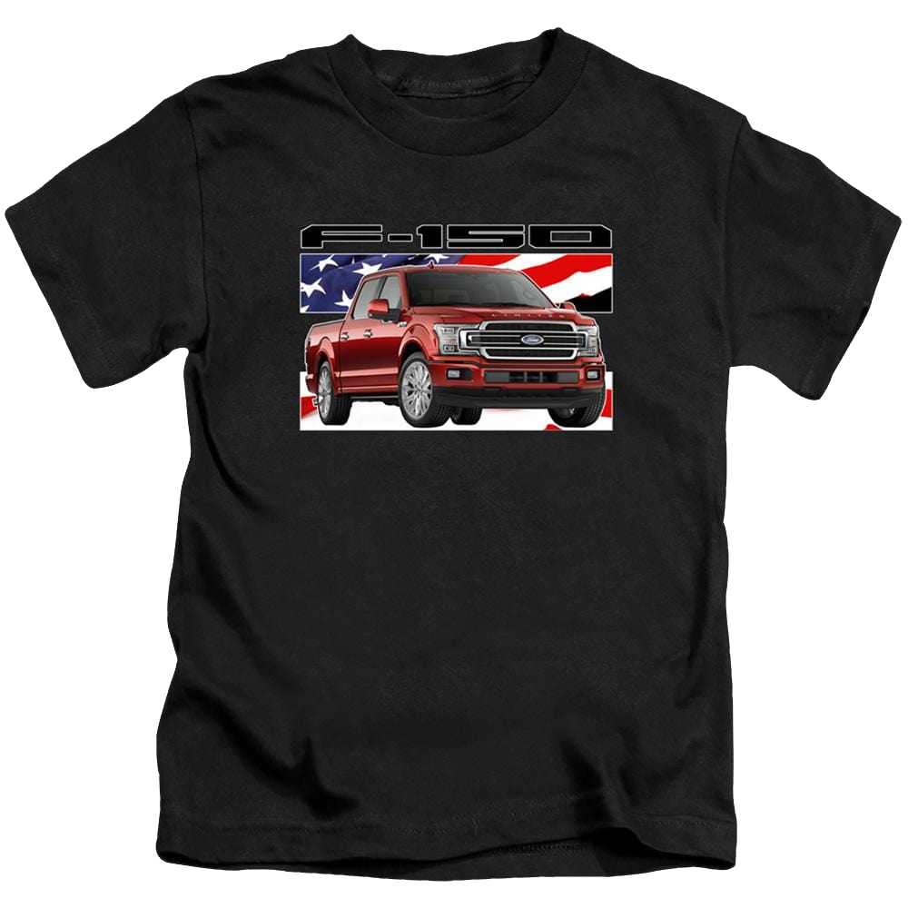Ford F 150 Flag - Kid's T-Shirt Kid's T-Shirt (Ages 4-7) Ford
