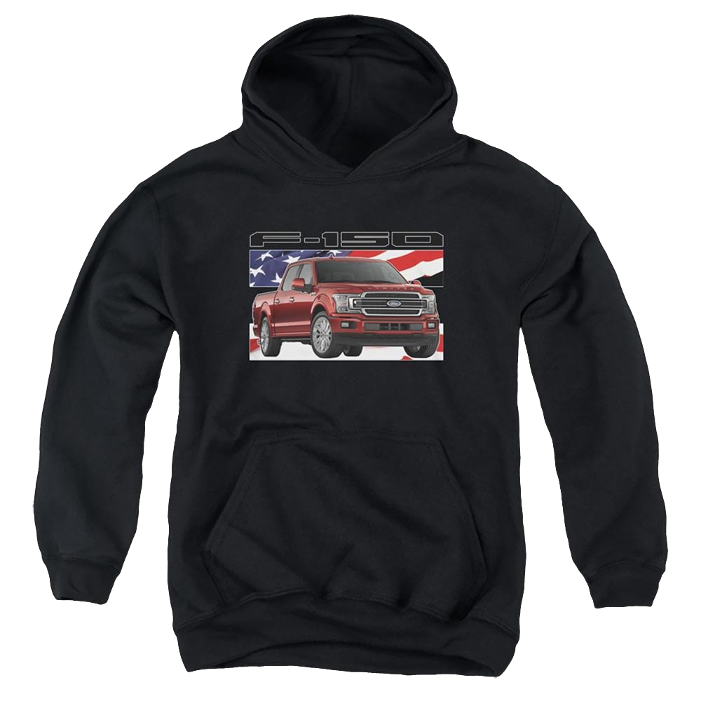 Ford F 150 Flag - Youth Hoodie Youth Hoodie (Ages 8-12) Ford