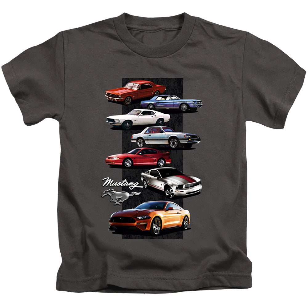 Ford Mustang Stack - Kid's T-Shirt Kid's T-Shirt (Ages 4-7) Ford