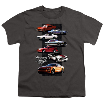 Ford Mustang Stack - Youth T-Shirt Youth T-Shirt (Ages 8-12) Ford