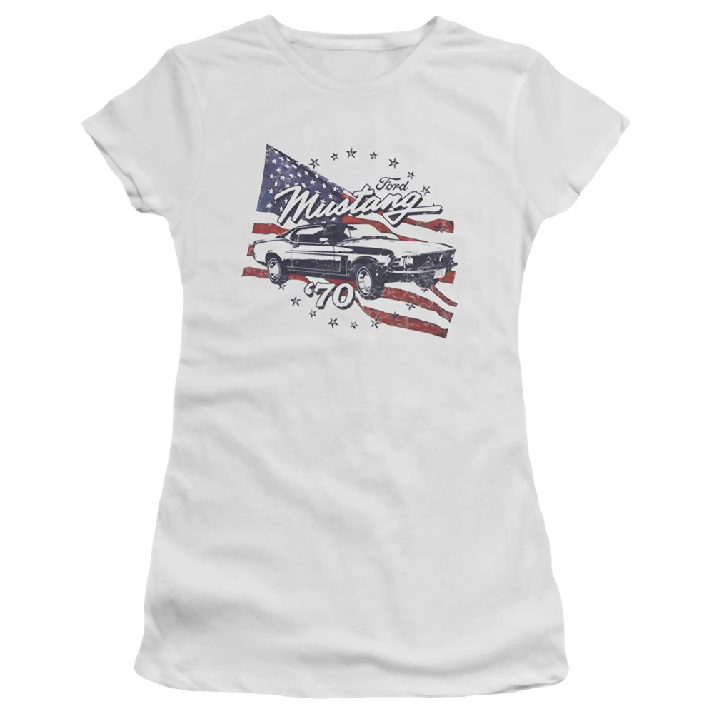 Ford 70 Mustang - Juniors T-Shirt Juniors T-Shirt Ford