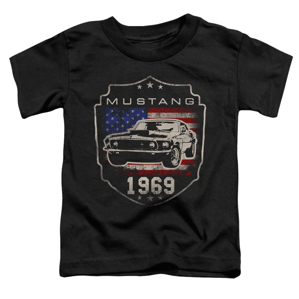 Ford Mustang 1969 Flag - Toddler T-Shirt Toddler T-Shirt Ford