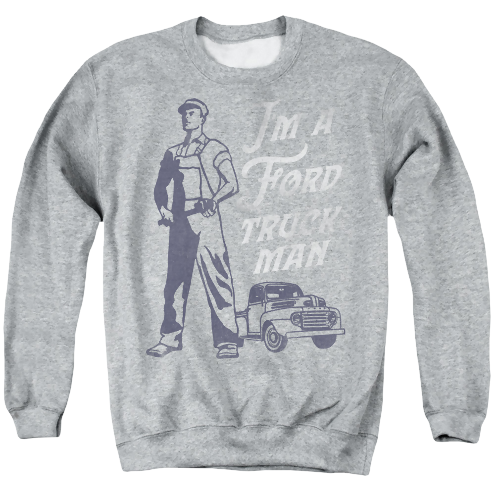 Ford Ford Truck Man Classic - Men's Crewneck Sweatshirt Men's Crewneck Sweatshirt Ford