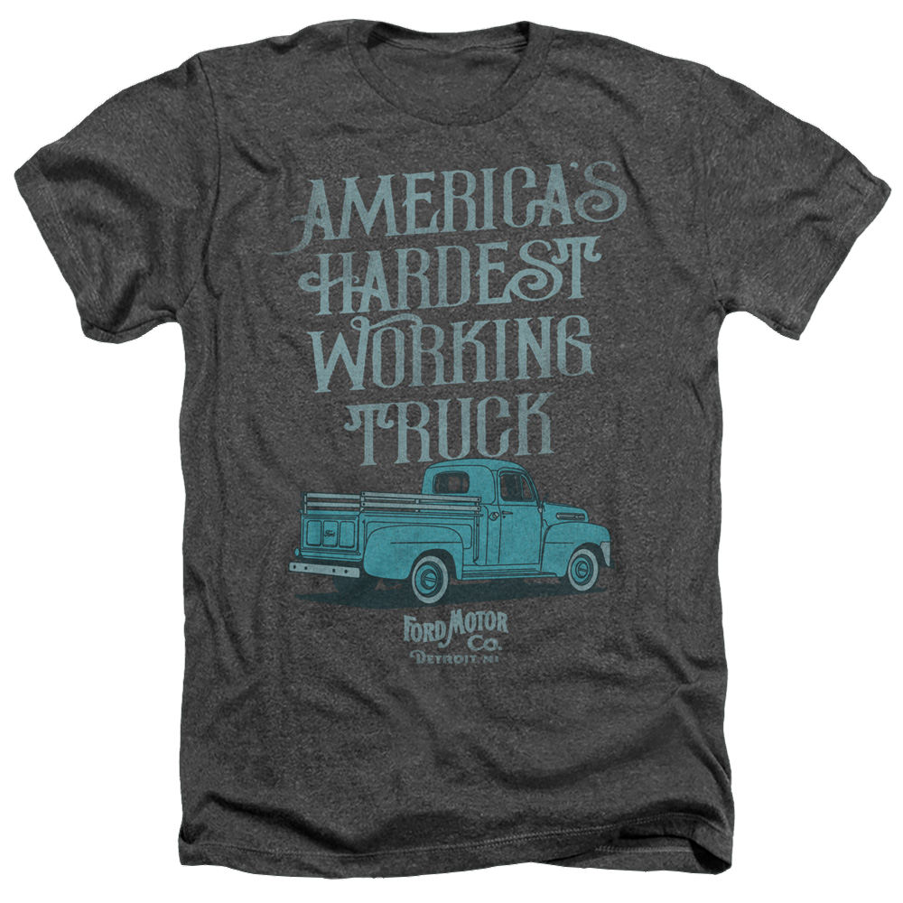 Ford Vintage America'S Hardest Working Truck - Men's Heather T-Shirt Men's Heather T-Shirt Ford