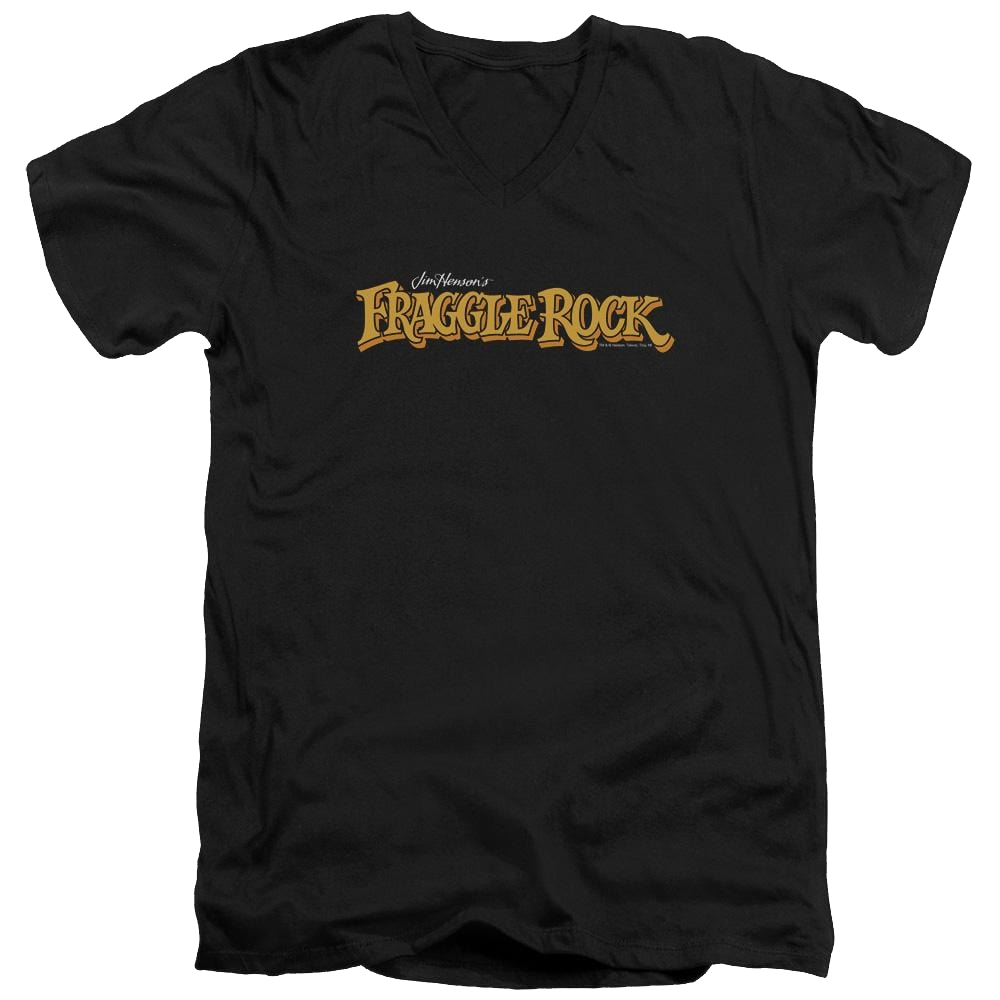Fraggle Rock Logo - Men's V-Neck T-Shirt Men's V-Neck T-Shirt Fraggle Rock