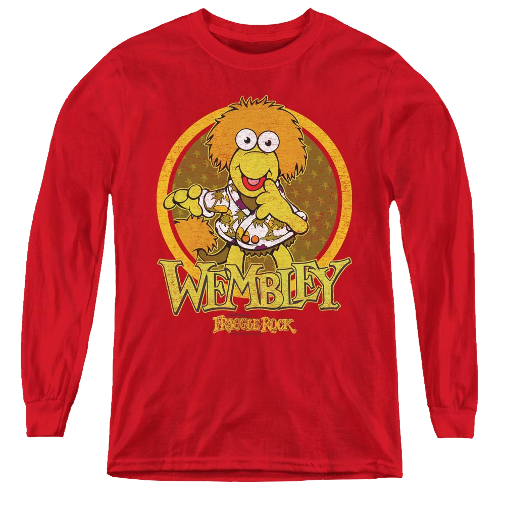 Fraggle Rock Wembley Circle - Youth Long Sleeve T-Shirt Youth Long Sleeve T-Shirt Fraggle Rock