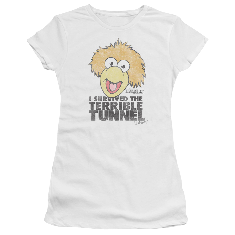 Fraggle Rock Terrible Tunnel - Juniors T-Shirt Juniors T-Shirt Fraggle Rock