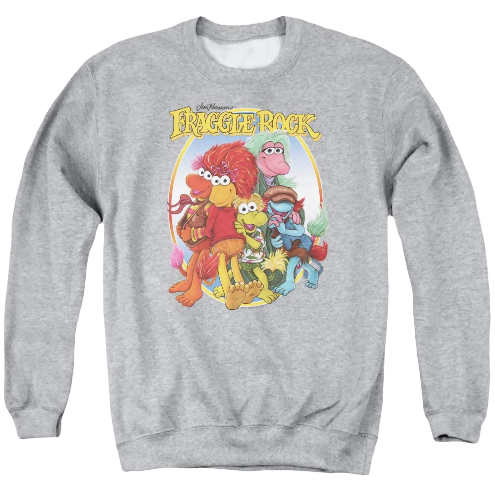 Fraggle Rock Group Hug - Men's Crewneck Sweatshirt Men's Crewneck Sweatshirt Fraggle Rock