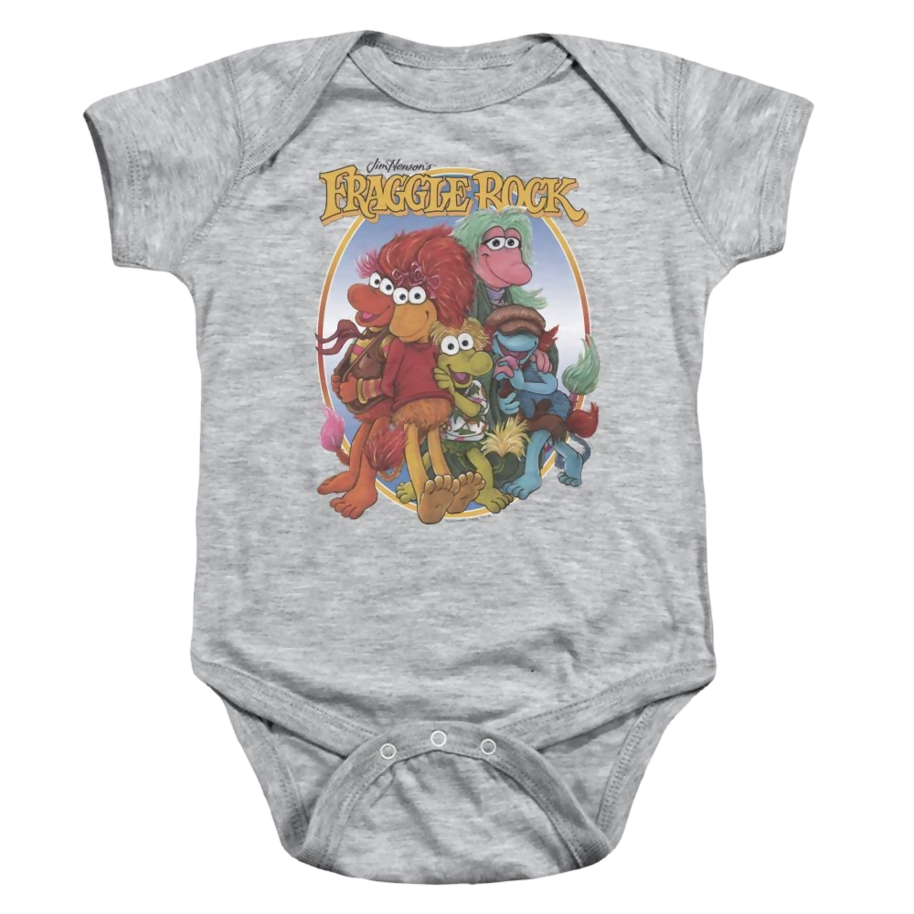 Fraggle Rock Group Hug - Baby Bodysuit Baby Bodysuit Fraggle Rock