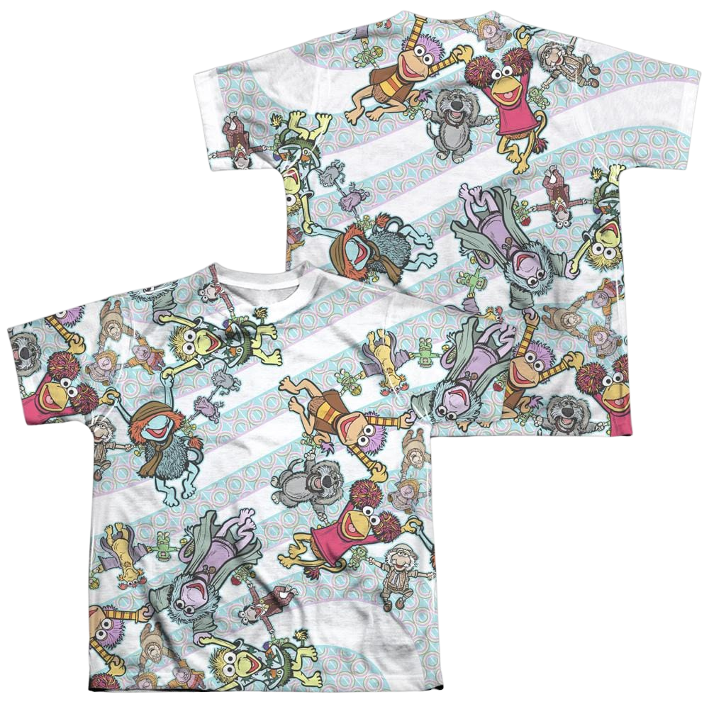 Fraggle Rock Cyclone - Youth All-Over Print T-Shirt (Ages 8-12) Youth All-Over Print T-Shirt (Ages 8-12) Fraggle Rock