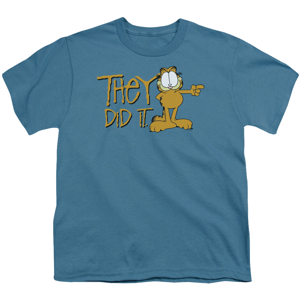Garfield They Did It - Youth T-Shirt (Ages 8-12) Youth T-Shirt (Ages 8-12) Garfield