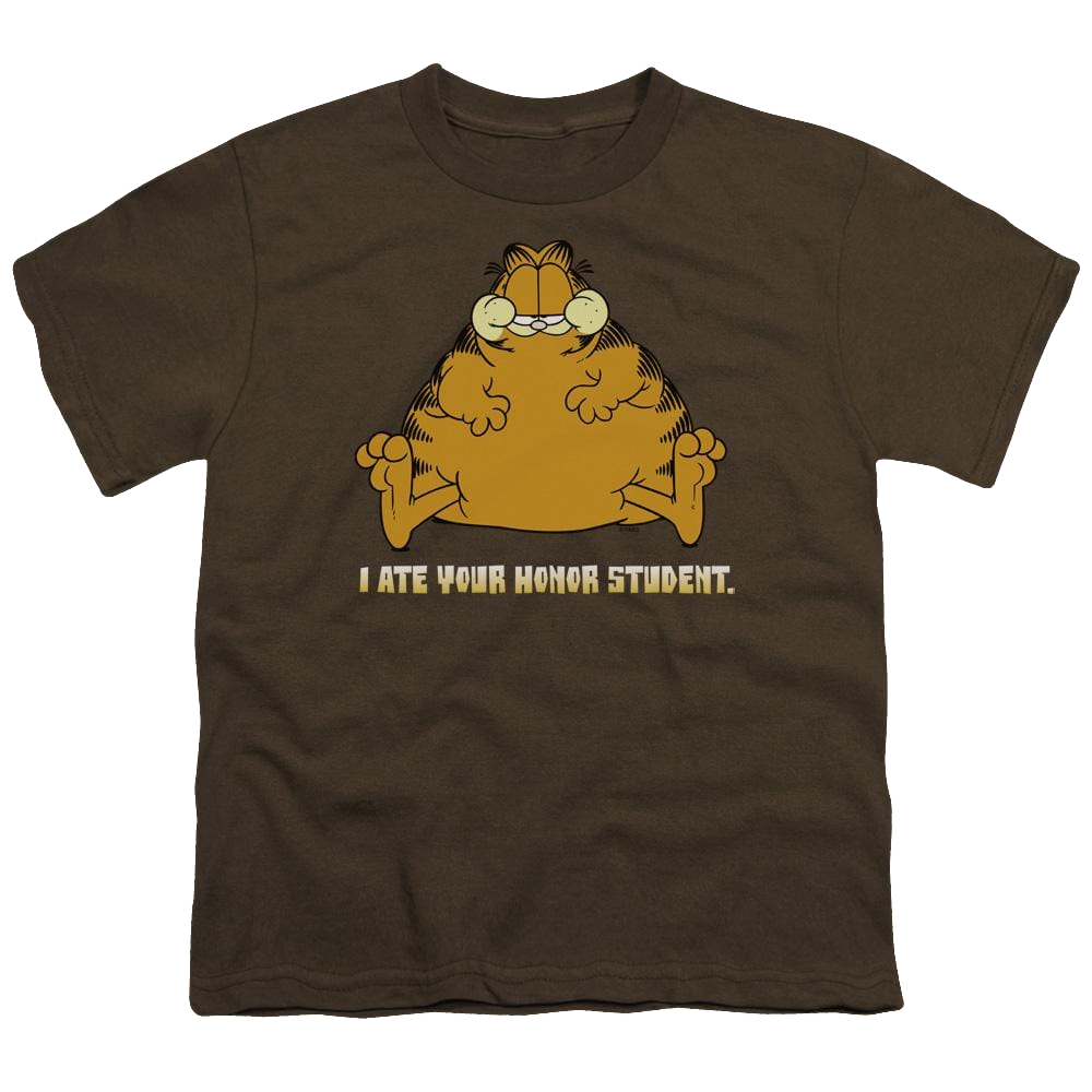 Garfield I Ate Your Honor Student - Youth T-Shirt (Ages 8-12) Youth T-Shirt (Ages 8-12) Garfield