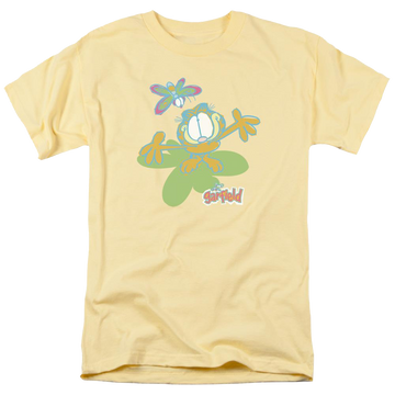 Banana men's regular fit t-shirt with Garfield Butterfly graphic