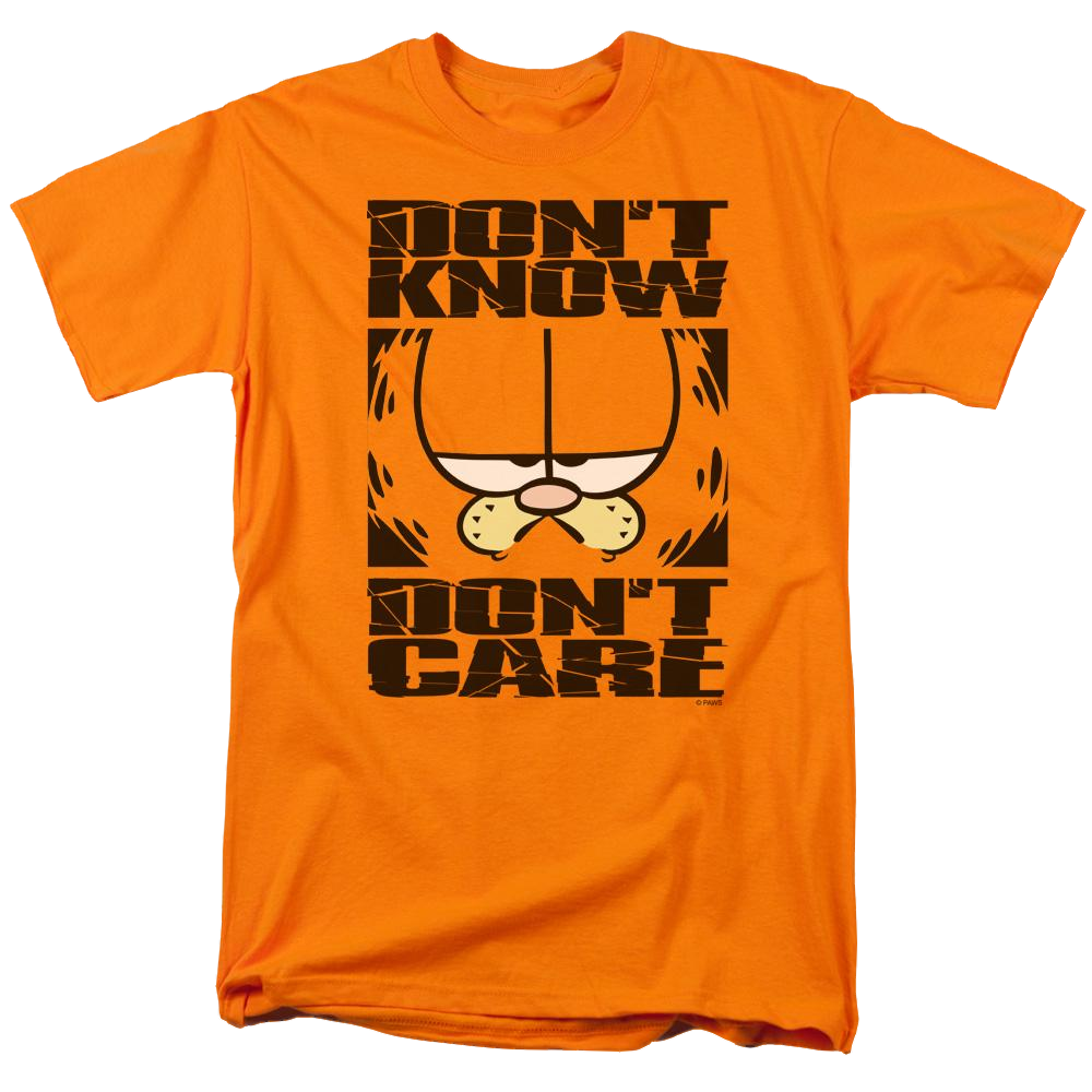 Garfield Dont Know Dont Care - Men's Regular Fit T-Shirt Men's Regular Fit T-Shirt Garfield