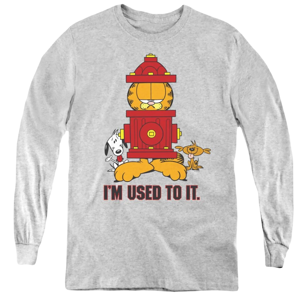 Garfield Im Used To It - Youth Long Sleeve T-Shirt Youth Long Sleeve T-Shirt Garfield