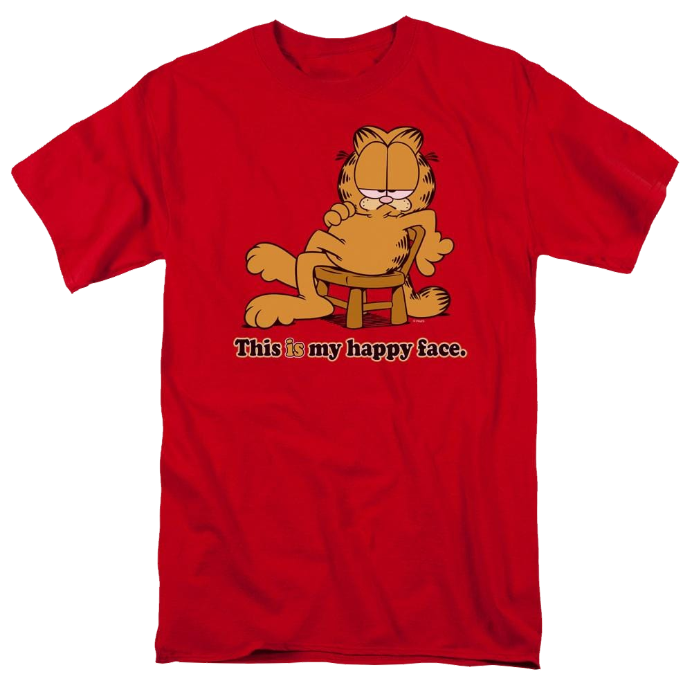 Garfield Happy Face - Men's Regular Fit T-Shirt Men's Regular Fit T-Shirt Garfield