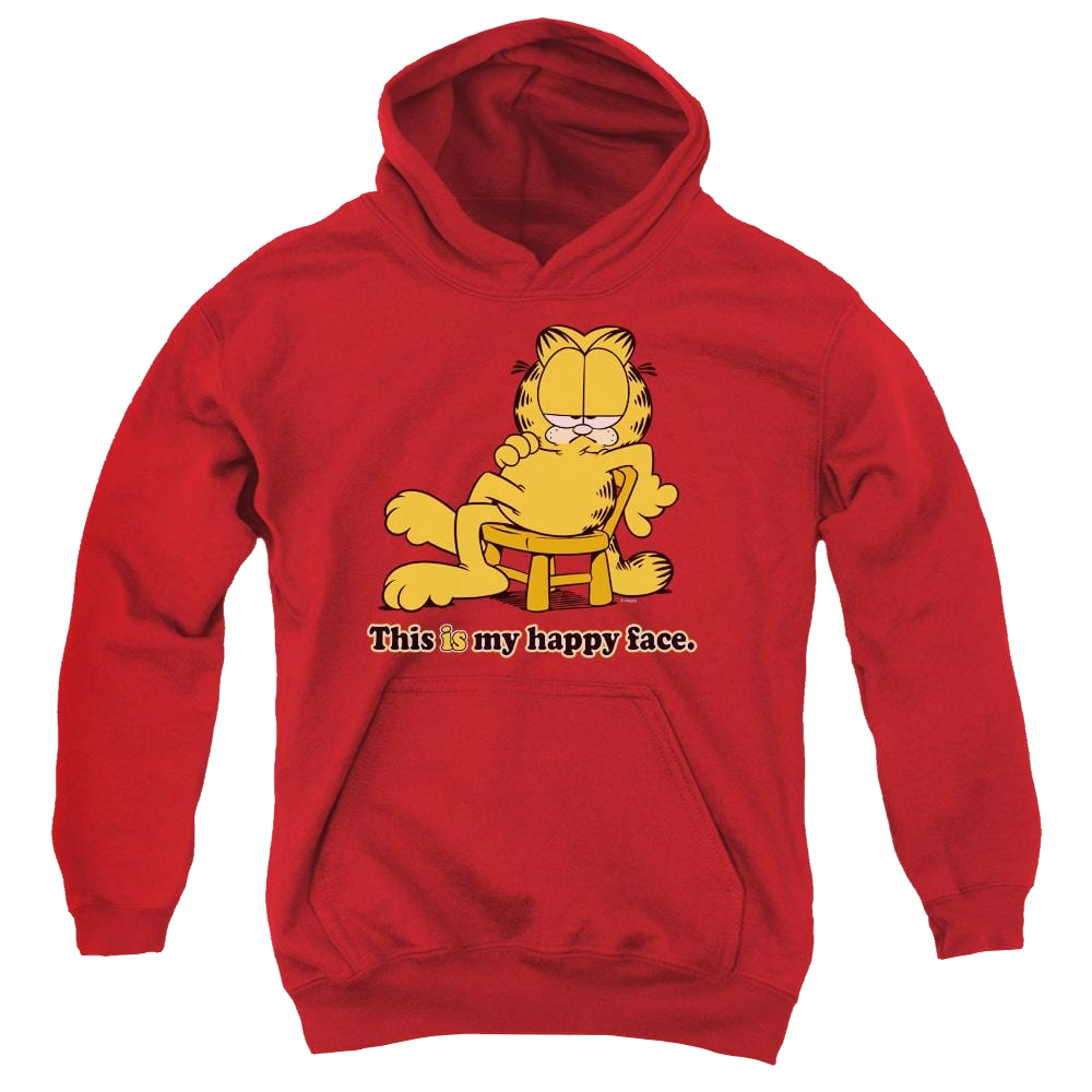 Garfield Happy Face - Youth Hoodie (Ages 8-12) Youth Hoodie (Ages 8-12) Garfield