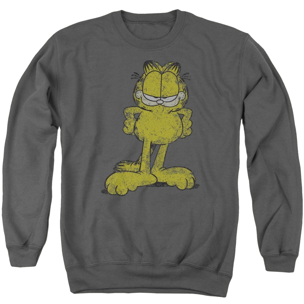 Garfield Big Ol' Cat - Men's Crewneck Sweatshirt Men's Crewneck Sweatshirt Garfield